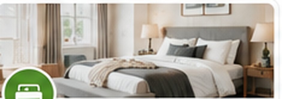 Prepared bedroom for Airbnb and short-term rental turnover cleaning